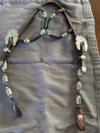Tack ID: 567408 Sterling Silver Show Headstall.... - PhotoID: 152633 - Expires 07-May-2024 Days Left: 5