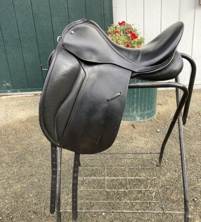 Tack ID: 567979 Reduced! 17.5 Wide JRD Dressage Saddle w/ Silver Piping - PhotoID: 152312 - Expires 17-May-2024 Days Left: 74