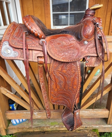 Tack ID: 568179 Severe Brothers Custom saddle - PhotoID: 152940 - Expires 17-Jul-2024 Days Left: 59
