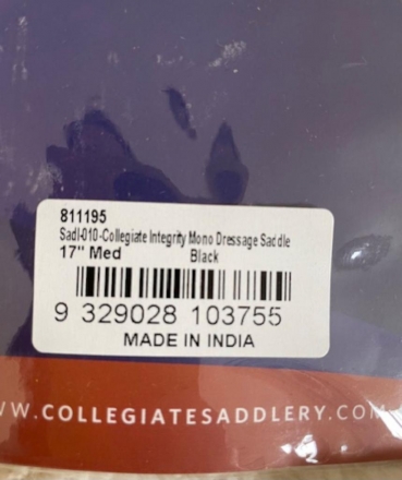 Tack ID: 568377 Brand New Dressage Saddle -Still in Packaging - PhotoID: 152875 - Expires 24-Sep-2024 Days Left: 132