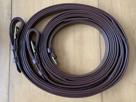 Tack ID: 568418 New Leather Herdsman Driving Reins - PhotoID: 152907 - Expires 09-Jul-2024 Days Left: 50