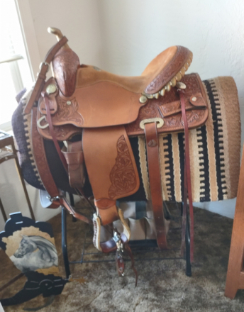 Tack ID: 568794 Barrel Saddle - PhotoID: 155800 - Expires 14-Oct-2026 Days Left: 70