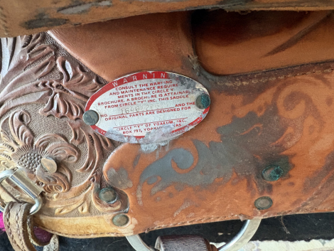 Tack ID: 569208 Circle Y Cutting & Reining Saddle - PhotoID: 155637 - Expires 30-Jul-2026 Days Left: 85