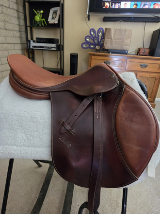 Tack ID: 569877 Zaldi English Saddle - Good Condition - PhotoID: 154854 - Expires 17-Jan-2026 Days Left: 43
