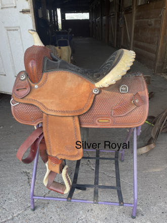 Tack ID: 570108 Silver Royal Barrel Saddle - PhotoID: 155167 - Expires 11-Jan-2026 Days Left: 38