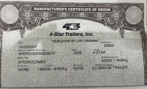 Tack ID: 570300 4 Star Stock Combo Trailer - PhotoID: 155394 - Expires 12-Apr-2026 Days Left: 82