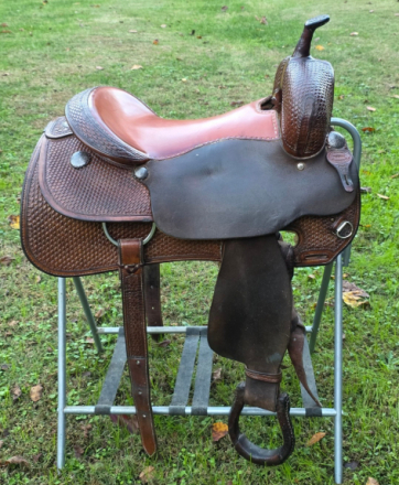 Tack ID: 570307 Jim Taylor Custome Cutting Saddle - PhotoID: 155396 - Expires 14-Apr-2026 Days Left: 70