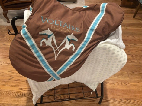 Tack ID: 570365 2022 Voltaire Stuggart 17.5 inch Jumping Saddle - PhotoID: 155486 - Expires 20-Aug-2026 Days Left: 179