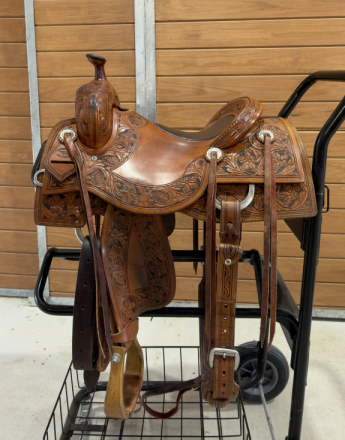 Tack ID: 570397 Tom Block 15” Cowhorse Saddle – Excellent Condition - PhotoID: 155542 - Expires 06-Jun-2026 Days Left: 77