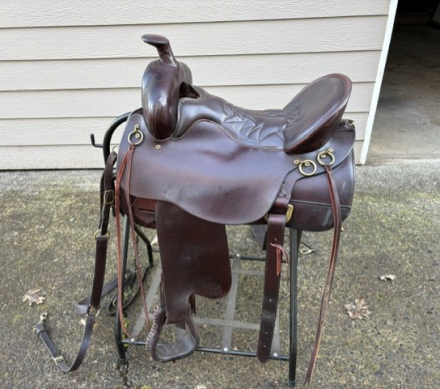 Tack ID: 570464 16.5 Tucker High Plains Trail Saddle - PhotoID: 155600 - Expires 12-Oct-2026 Days Left: 178