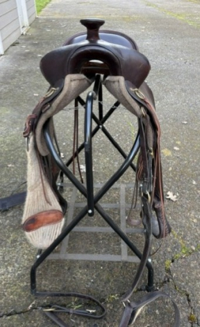 Tack ID: 570464 16.5 Tucker High Plains Trail Saddle - PhotoID: 155602 - Expires 12-Oct-2026 Days Left: 178