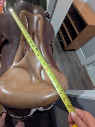 Tack ID: 570692 Brown Ortho Flex Endurance Saddle - PhotoID: 155854 - Expires 26-Oct-2026 Days Left: 85