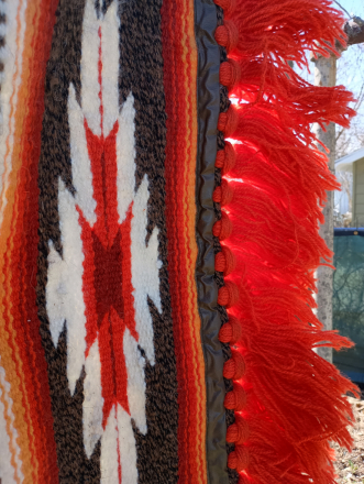 Tack ID: 570693 Vng mayatexe wool parade show costume blanket - PhotoID: 155842 - Expires 23-Jan-2027 Days Left: 135