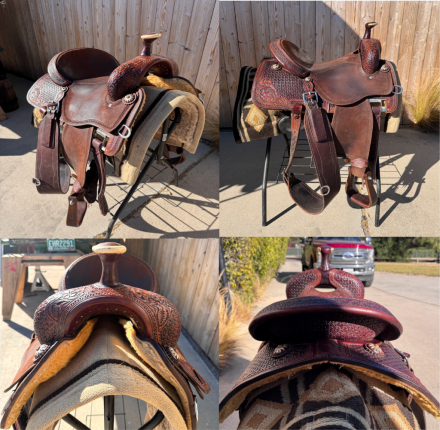 Tack ID: 570738 2020 15.5” Martin High Plains Saddle – Nettles Stirrups - PhotoID: 155900 - Expires 17-Nov-2026 Days Left: 84