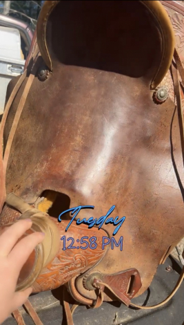 Tack ID: 570782 Wade custom corriente 18 tooled/roughout saddle - PhotoID: 155961 - Expires 10-Dec-2026 Days Left: 87