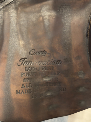 Tack ID: 570798 County Innovation Saddle 18” seat - PhotoID: 155986 - Expires 16-Mar-2027 Days Left: 178