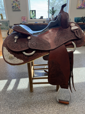 Tack ID: 570822 Jim Taylor Custom Reining Saddle - PhotoID: 156032 - Expires 24-Mar-2027 Days Left: 175