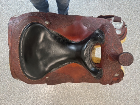 Tack ID: 570822 Jim Taylor Custom Reining Saddle - PhotoID: 156033 - Expires 24-Mar-2027 Days Left: 175