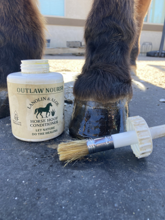 Tack ID: 570866 Hoof Conditioner Outlaw Nourish Natural protection - PhotoID: 156116 - Expires 18-Jan-2027 Days Left: 90