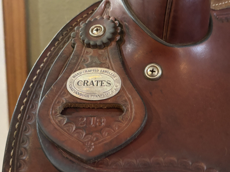 Tack ID: 570871 Crates Western Saddle - PhotoID: 156135 - Expires 25-Apr-2027 Days Left: 179